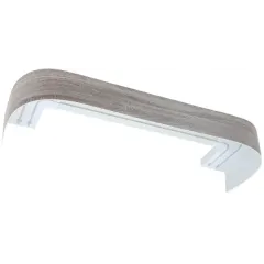 Карниз Ле-Гранд Галант 7см 3,6м (2ряд) дуб оксфорд с поворотами (5)