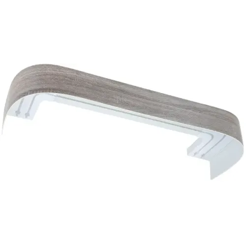 Карниз Ле-Гранд Галант 7см 3,6м (2ряд) дуб оксфорд с поворотами (5)