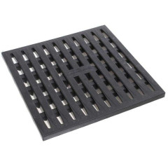 АЛЬТА ДС решетка к дождеприемнику (черная) 0,288*0,288*0,027 м