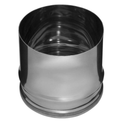 Дымоход заглушка внутренняя 0,5мм Ф135 нержавеющая сталь (Феррум)