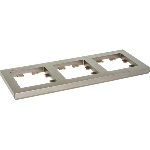 Рамка 3-пост AtlasDesign шампань SchE ATN000503