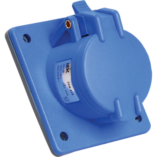 Розетка панельная IEK MAGNUM 2P+E 16A IP44 413 PSN41-016-3 (464831)
