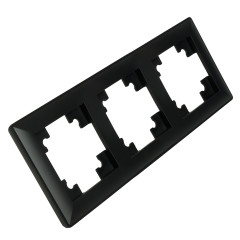 Рамка 3-пост Катрин черный PFR00-7003-05