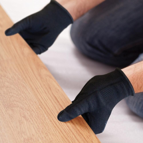 Перчатки Fiberon для сборочных работ, черные (479862)