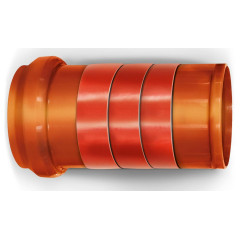 Лента самоклеящаяся герметезирующая NICOBAND цвет красный(3м*10см)