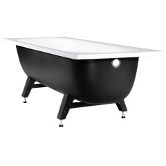Ванна стальная REIMAR 160х70х40см с ножками, полимерное покрытие R-61205