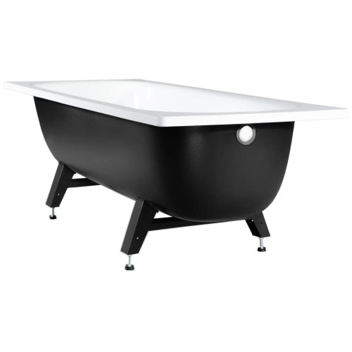 Ванна стальная REIMAR 160х70х40см с ножками, полимерное покрытие R-61205