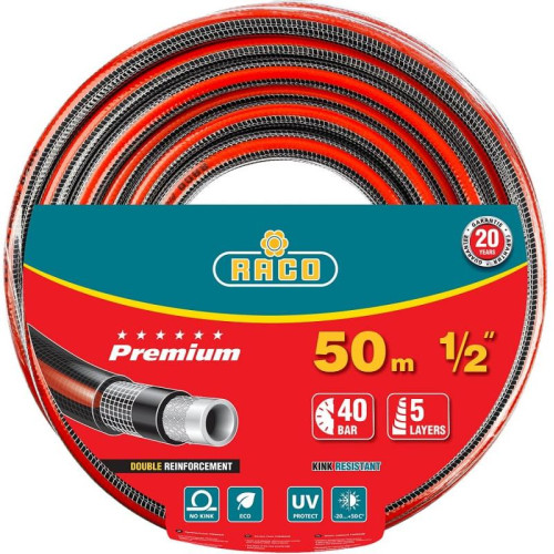 Шланг поливочный RACO PREMIUM 1/2 50 м пятислойный усиленный (40300-1/2-50_z01)