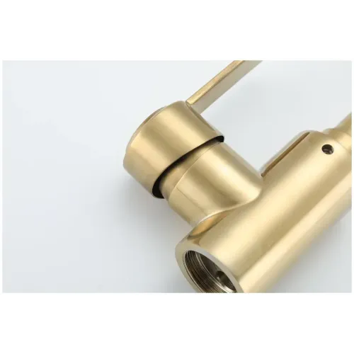 Смеситель для кухни FRUD R42052-33 нерж. сталь, золото