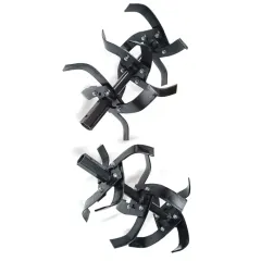 Фреза культиваторная FORZA вал S32 350/455 мм 3 ряда втулка 115 мм