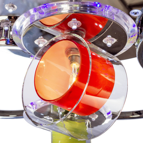 Светильник ЭкономСвет 7323/9CR RC WTBLLED