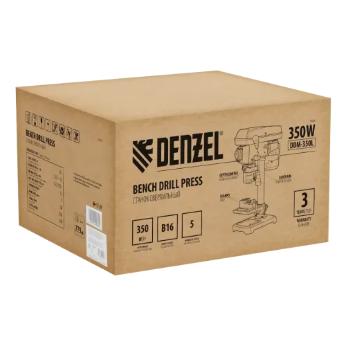 Станок сверлильный DENZEL DDM-350L (95321) (*15)
