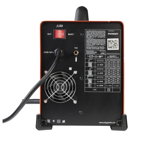 Аппарат сварочный  п/а PATRIOT WMA 155M (MIG/MAG/MMA) (*20)