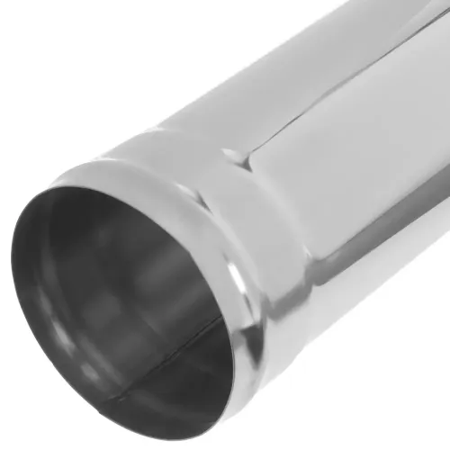 Дымоход труба 0,8мм Ф120 L=0,5м нержавеющая сталь (Corax)