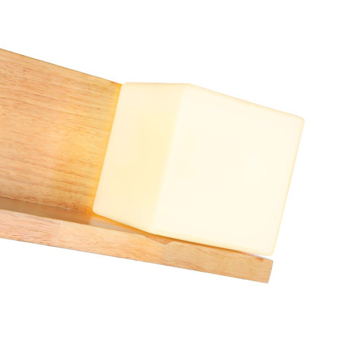 Светильник настенный AMBRELLA TR83123 LW/FR E27 светлое дерево/белый матовый