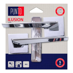 Ручки раздельные PUNTO LM/A K.QS52.ILUSION/HD CP-8 хром (45579)