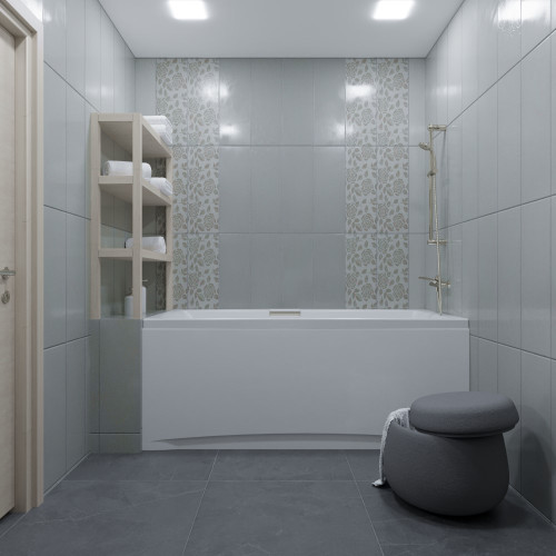 Ванна акриловая ТРИТОН Алекса 170х75см на раме, с ручками