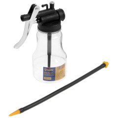 Масленка-нагнетатель ТУНДРА пластиковый корпус, удлиненный гибкий наконечник, 250 мл (5232160)