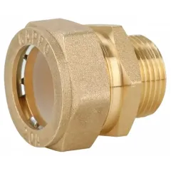 Муфта обжимная латунная GAPPO ф 20 мм х 1/2