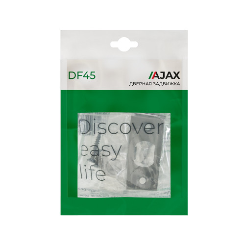 /Задвижка дверная Ajax DF-45 BL черный (44471)