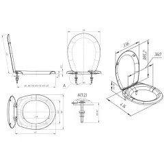 Сиденье для унитаза ИНКОЭР 
