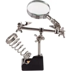 Держатель универсальный с лупой x2.5 