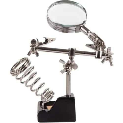 Держатель универсальный с лупой x2.5 