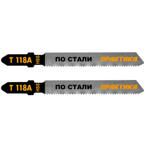 Пилки для лобзика ПРАКТИКА T118A 2 шт (034-472)