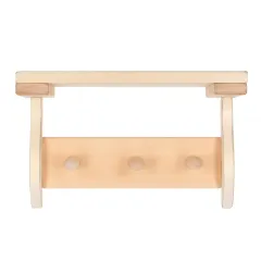 Полка с вешалкой 3 рожка 29*18*14см 