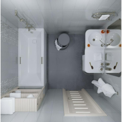 Ванна акриловая ТРИТОН Алекса 150х75см на раме, с ручками