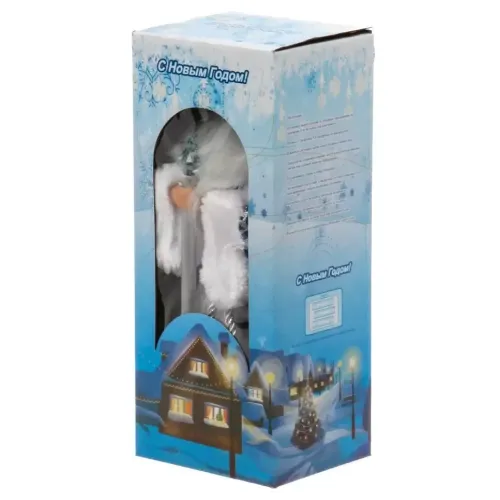 Фигурка декоративная Дед Мороз 30см музыка/движение синяя Y4-9446 (502895)