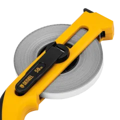 Рулетка Denzel геодезическая стальная лента 50м (31492)