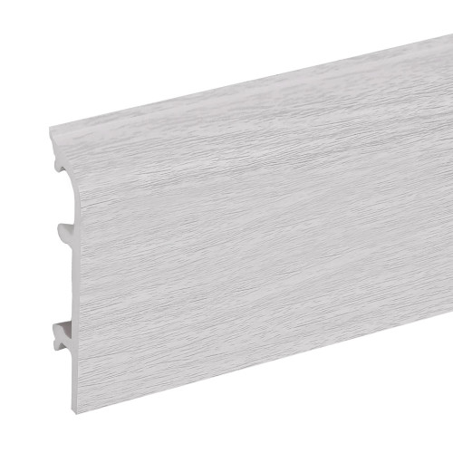 Плинтус вспененный КлассикСофт с кабельканалом 80мм 2,2м / Дуб патина 084