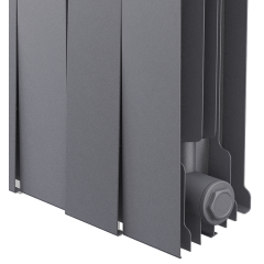 Радиатор биметаллический ROYAL THERMO PianoForte 500/100 6 сек. Silver Satin