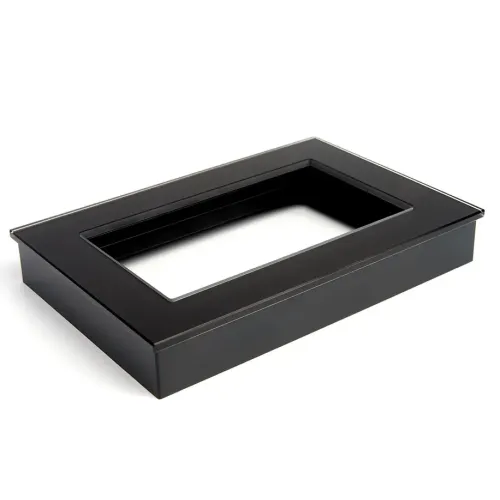 Рамка 2-пост Катрин (без перемычки) стекло черный GFR00-7012-05