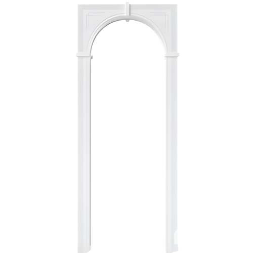 Арка Универсальная ПВХ (стандарт), белый ясень, 9005 Квадраты, 760*1300, 2300, 300 ВЕРОНА