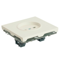 Розетка 2P ЭМИЛИ шторки белый RST16-5109-01