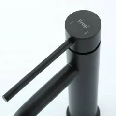 Смеситель для умывальника FRAP F10807-6, чёрный