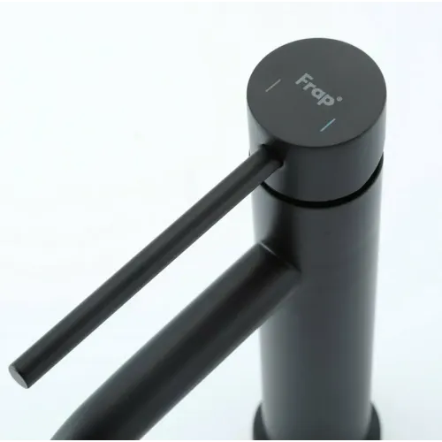 Смеситель для умывальника FRAP F10807-6, чёрный