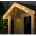Гирлянда LUAZON LIGHTING Бахрома 3х0,6м прозрачная нить, 160 LED свечение теплое белое с мерцанием (4356983)