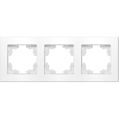 Рамка 3-пост UNIVersal Афина белый A0045