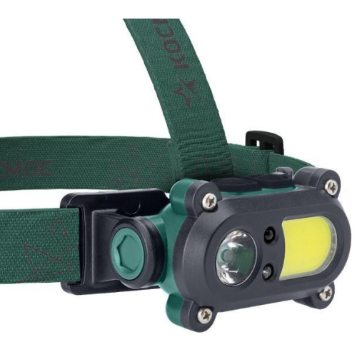 Фонарь КОСМОС 3Вт LED+3Вт COB LED с коллиматорной линзой Li-ion 18650 1200мА.ч KOC502Lit налобный