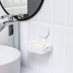 Мыльница ДОЛЯНА на липучке, цвет белый (10130833)