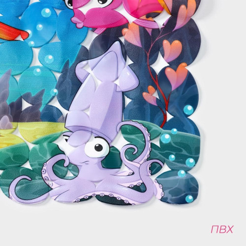 Коврик для ванной 350х680мм ДОЛЯНА 