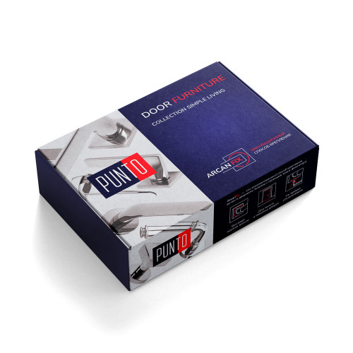 Ручки раздельные PUNTO K.ARC.Q52.LOTUS BL-24 черный (47111)