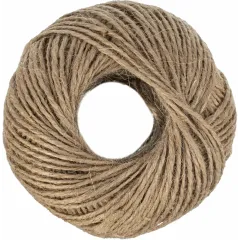 Шпагат джутовый СИБРТЕХ 100м, 2-ниточный, Ф1,5 мм (93876)