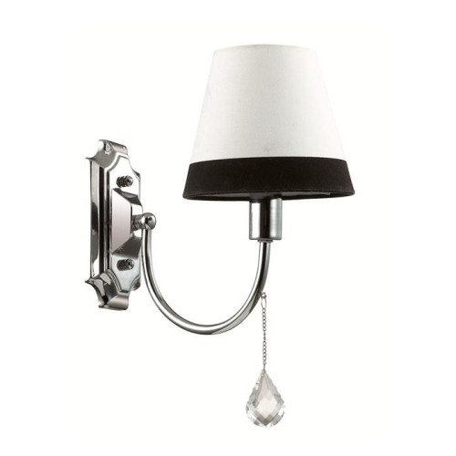 Светильник настенный LUMION 2978/1W LN16 094 хром/абажур/хрусталь