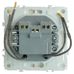 Выключатель 2-кл ЭМИЛИ с подсветкой белый RSW10-5102-01