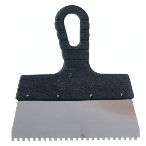 Шпатель СИБРТЕХ зубчатый нерж. 200 мм/4мм (85456)