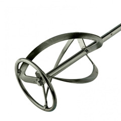 Мешалка СИБРТЕХ для тяжелых растворов, 120х590мм, оцинкованная, хвостовик резьба М14 (848947)